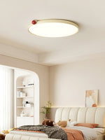Load image into Gallery viewer, Cream Style Disc Ultra-thin Ceiling Lamp
