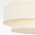 Load image into Gallery viewer, Dumora Tiered Fabric Ceiling Light – Soft Diffused Illumination for Hotels and Residential Interiors
