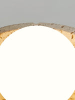 Load image into Gallery viewer, Wabi-Sabi Style Travertine Dome Ceiling Light for Living Room