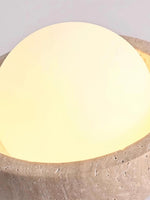 Load image into Gallery viewer, Wabi-Sabi Travertine Dome Ceiling Light