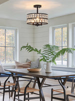 Load image into Gallery viewer, Modern Minimalist Luxury Wheeled Metal Glass Pendant Light