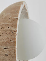 Load image into Gallery viewer, Wabi-Sabi Style Travertine Dome Ceiling Light for Living Room