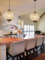 Load image into Gallery viewer, Antique Bronze Jewel Ball Chandelier