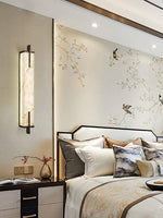 Bild in Gallery-Viewer laden, Rechteckige Alabaster-Wandlampe