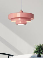 Cargar imagen en el visor de la Galería, Lámpara colgante creativa y colorida de tres capas con forma de pastel