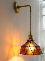 Cargar imagen en el visor de la Galería, Lámpara de pared con diseño geométrico pastoral retro