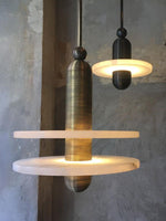 Load image into Gallery viewer, Disc Flying Saucer Marble Pendant Light