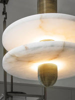 Load image into Gallery viewer, Disc Flying Saucer Marble Pendant Light