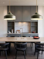 Load image into Gallery viewer, Hanton Nordic Metal Henry Pendant Light - Minimalist Glass And Metal Shade