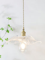Load image into Gallery viewer, Nordic Flower Glass Pendant Light for Living Room
