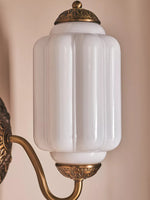 Load image into Gallery viewer, Vintage Milk Glass Sconce Bedside Hallway Eloise Wall Sconce