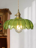Load image into Gallery viewer, Retro Tulip Glass Pendant Light