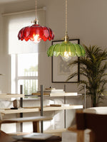 Load image into Gallery viewer, Retro Tulip Glass Pendant Light
