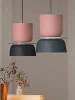 Cargar imagen en el visor de la Galería, Lámpara colgante con pantalla de cuenco de acrílico colorido Macaron