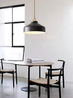 Load image into Gallery viewer, Hanton Nordic Metal Henry Pendant Light - Minimalist Glass And Metal Shade