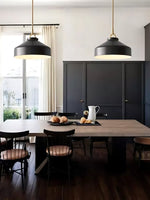 Load image into Gallery viewer, Hanton Nordic Metal Henry Pendant Light - Minimalist Glass And Metal Shade