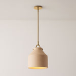 Load image into Gallery viewer, Hanton Nordic Metal Morandi Metal Pendant Light — Nordic Minimalist Fixture Light