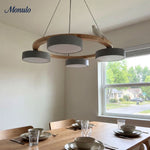 Load image into Gallery viewer, Modern Creative Colourful Circle Bird Chandelier