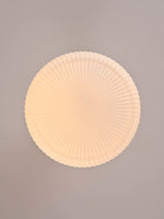 Load image into Gallery viewer, Medieval Art Deco Milk Glass Fixed Ceiling Light