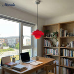 Cargar imagen en el visor de la Galería, Lámpara colgante Koloro con pantalla de vidrio coloreado: moderna lámpara de suspensión ajustable para interiores.