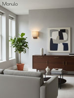 Load image into Gallery viewer, Nolvara Soft Fabric Luxe Metal Fabric Wall Sconce for Bedroom Reading Light