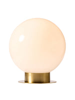 Cargar imagen en el visor de la Galería, Lámpara de mesa con globo de cristal Rivolence: elegante y moderna lámpara de noche de cristal