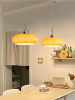 Bild in Gallery-Viewer laden, Nordic Metal Bauhaus Glas Pendelleuchte