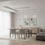 Bild in Gallery-Viewer laden, Feranox Skulpturale runde Pendelleuchte im modernen Stil für die Beleuchtung des Esstisches