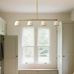 Load image into Gallery viewer, Farmhouse Linear Chandelier – Rustic Light Pendant for Dining & Kitchen