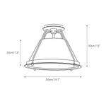 Load image into Gallery viewer, Shelton Flushmount Ceiling Lamp
