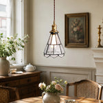 Load image into Gallery viewer, French country ripple glass light fixture