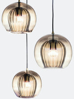 Load image into Gallery viewer, Modern Pleated Glass Pendant Light M39