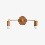 Cargar imagen en el visor de la Galería, Aplique de pared rústico bohemio Mobilux Line – Detalle de madera maciza para entradas e interiores del hogar