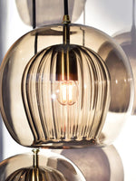 Load image into Gallery viewer, Modern Pleated Glass Pendant Light M39