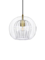 Load image into Gallery viewer, Modern Pleated Glass Pendant Light M39