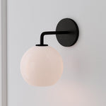 Load image into Gallery viewer, Selvion Art-Glass Globe Wall Sconce – Elegant Modern Wall Light for Bathrooms, Halls & Living Spaces