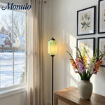 Load image into Gallery viewer, Eloise Decorative Glass Pumpkin Floor Lamp - Retro Organic Style for Living Rooms