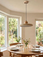 Load image into Gallery viewer, Modern Minimalist Travertine Frisbee Pendant Lamp