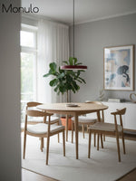 Load image into Gallery viewer, Modern Disc Pendant Light — Nordic Minimalist Fixture for Dining & Kitchen