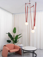 Load image into Gallery viewer, Modular Pendant Light with Sculptural Belt-Style Design