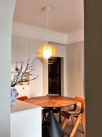 Cargar imagen en el visor de la Galería, Lámpara colgante Bauhaus Memphis de acrílico Sunrise – AFTTERGLOW S4