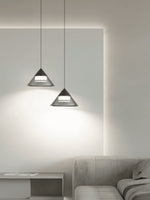 Load image into Gallery viewer, Cone Glass Pendant Light – Modern Conical Design for Kitchen & Dining Spaces