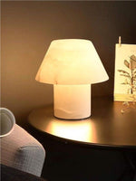 Load image into Gallery viewer, Delicate Stylish Mushroom Fitz Alabaster Table Lamp