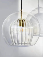 Load image into Gallery viewer, Modern Pleated Glass Pendant Light M39
