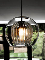 Load image into Gallery viewer, Modern Pleated Glass Pendant Light M39