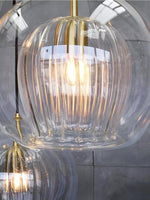 Load image into Gallery viewer, Modern Pleated Glass Pendant Light M39