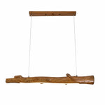 Cargar imagen en el visor de la Galería, Wood Color Resin Linear Branch Pendant Light