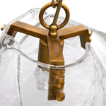 Bild in Gallery-Viewer laden, Brass and hammered glass detail
