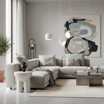 Charger l'image dans la visionneuse de galerie, Lampe suspendue moderne réglable minimaliste Axiomorna - Luminaire LED élégant pour tout espace N02