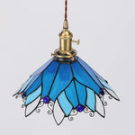 Cargar imagen en el visor de la Galería, Handcrafted Stained Glass Pendant Light Collection